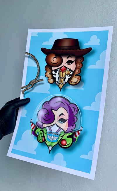 Image of 48 hour release!  11x17 toy story print (ships within 2 weeks) signed/numbered