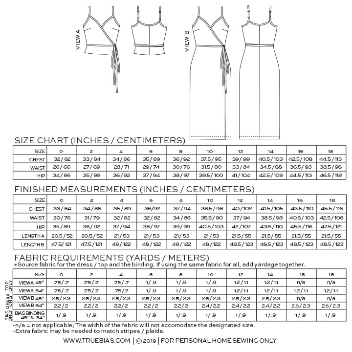 Image of CALVIN WRAP DRESS / TOP (PDF)