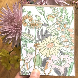 Image of Flora (Greens) Card