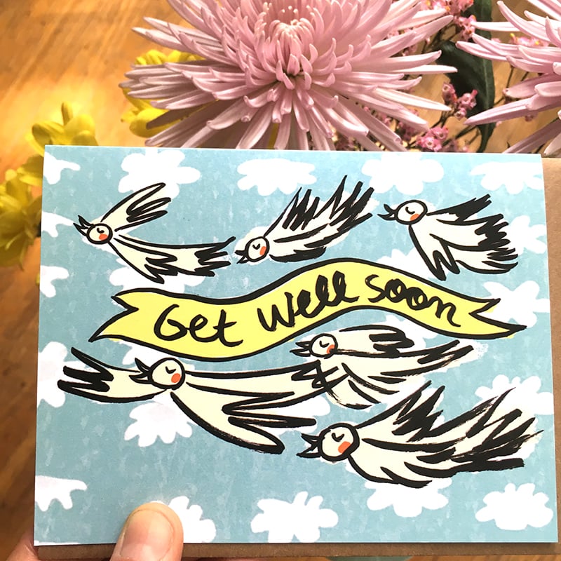 Top 99+ Images what to draw on a get well soon card Updated