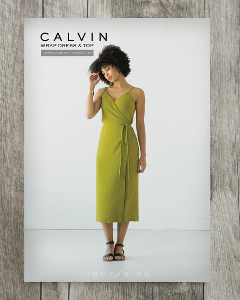Image of CALVIN WRAP DRESS / TOP (PAPER)