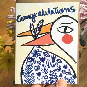 Image of Congratulations (Stork), Card