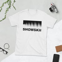 Showskii White Gradient Short-Sleeve Unisex T-Shirt