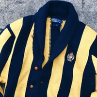 Image 2 of Original Early 90’s 100% Wool Polo Ralph Lauren “Uni” Cardigan Shawl.