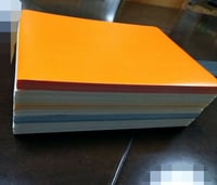 Image 2 of Different Colors Transparent Clear Eggshell Paper Sheet A4 100pcs