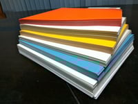 Image 1 of Different Colors Transparent Clear Eggshell Paper Sheet A4 100pcs
