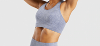 Blue Staple Sports Bra