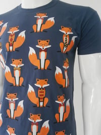 Image 4 of Gentleman foxes mens t shirt