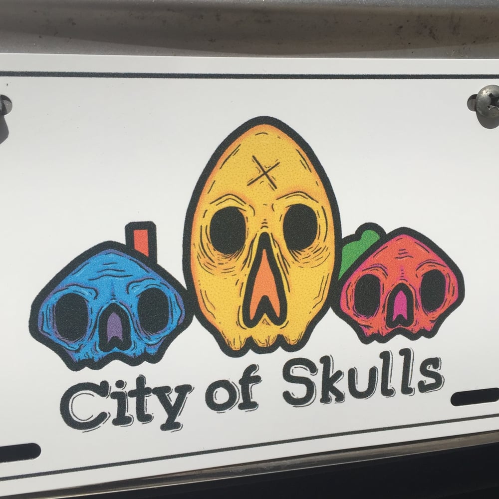 City of Skulls License Plate