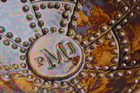 Image 3 of Personalized Sheet Metal Shaving Bowl with Thumb Loop