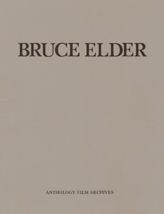 Image of Bruce Elder, edited by Bruce Posner