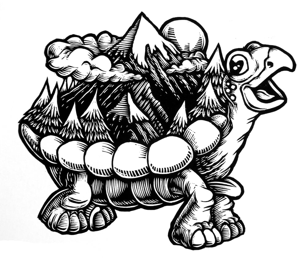 Weight of the world Turtle T-shirt (A1) **FREE SHIPPING**