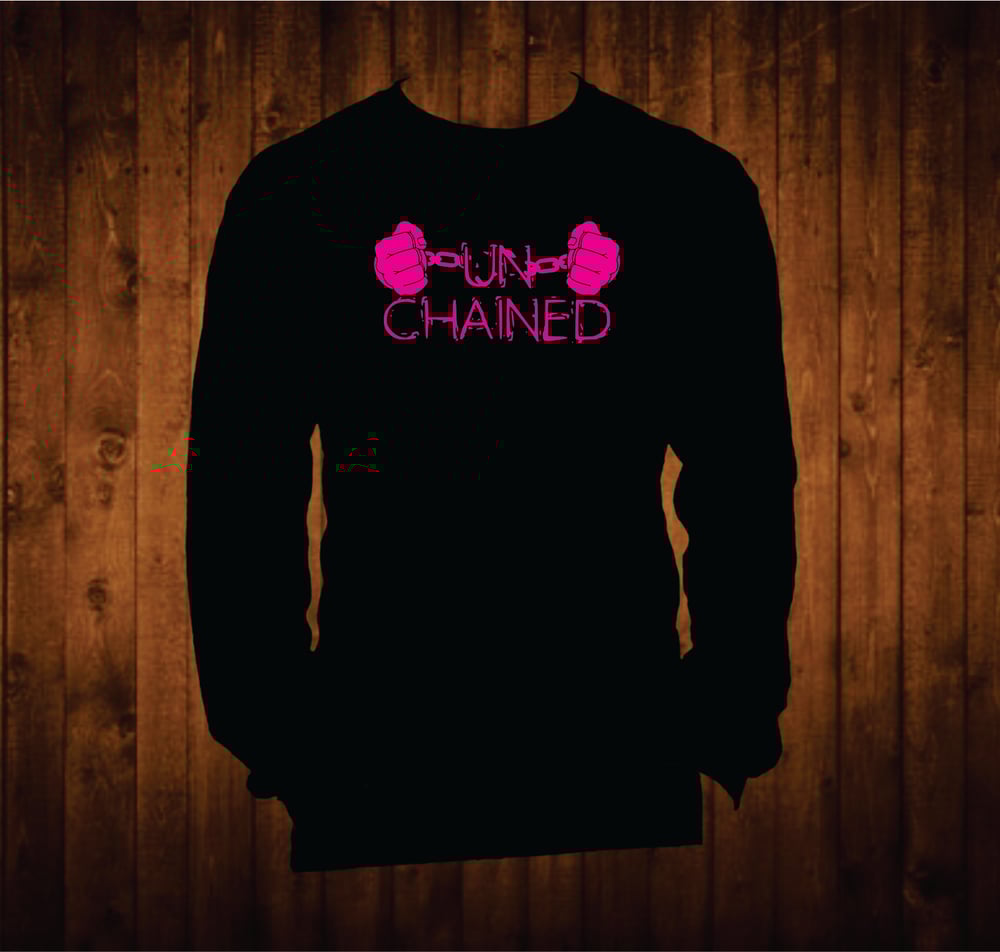 Image of Hot Pink Unchained Hands Long Sleeved