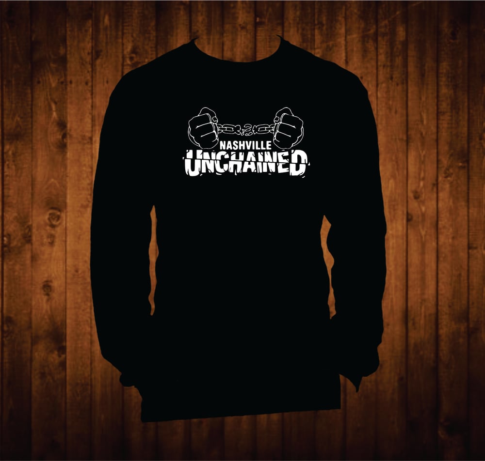 Image of Nashville Unchained White Hands Long Sleeve