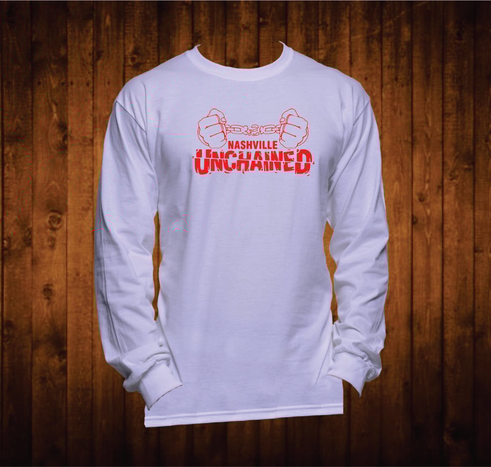 Image of Nashville Unchained Red Hands Long Sleeved