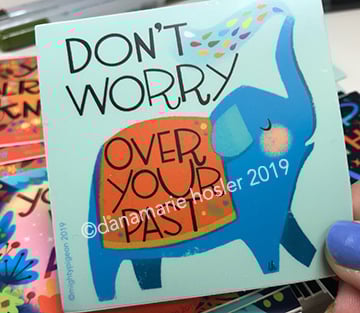 Happy Reminders Vinyl Stickers (4 designs)// singles & sets 