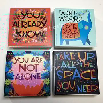 Happy Reminders Vinyl Stickers (4 designs)// singles & sets 