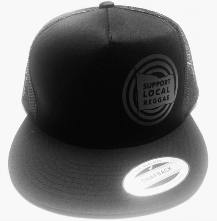 Image of SUPPORT LOCAL REGGAE BLACKOUT - SNAPBACK TRUCKER HAT