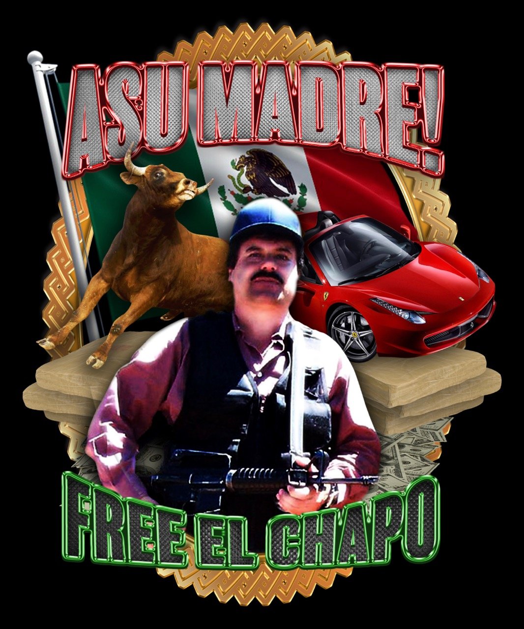 Image of Free El Chapo Tee