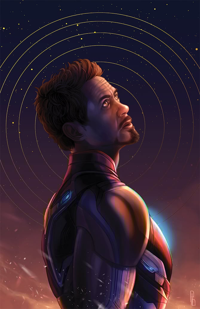Iron Man (Shiny Foil Print)