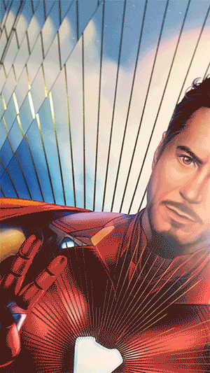 Holy Iron Man (Shiny Foil Print)