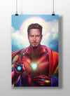 Holy Iron Man (Shiny Foil Print)