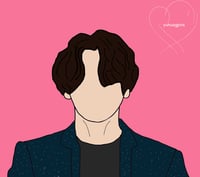 PRE ORDER BTS sparkly Jungkook Fluffy Hair Pin