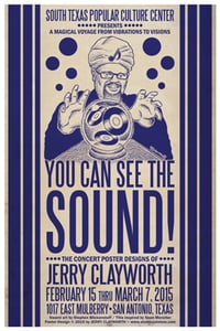 Image of "You Can See The Sound" Jerry Clayworth Poster Exhibit (2015) Poster