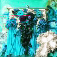 Aqua - Latchhook Wallhanging