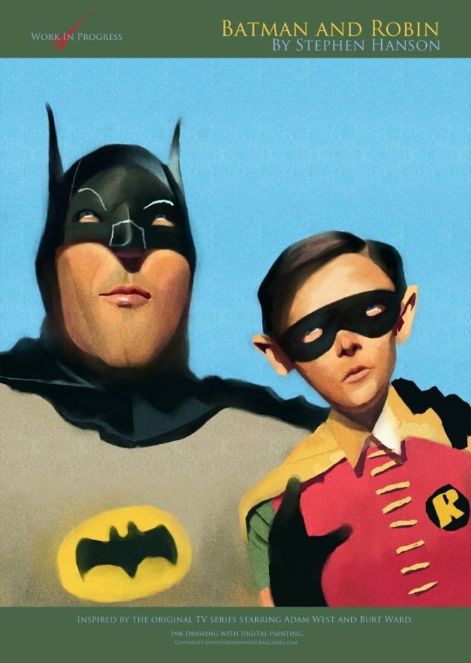 Batman and Robin | Stephen Hanson Art