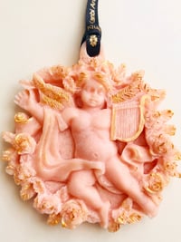 Pink Cherub Scented Wax Sachet/Plaque Aromatherapy Room/Wardobe Freshener