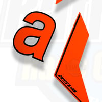 Image 4 of Aprilia FlatNeon HighLight and "a" Graphics Kit