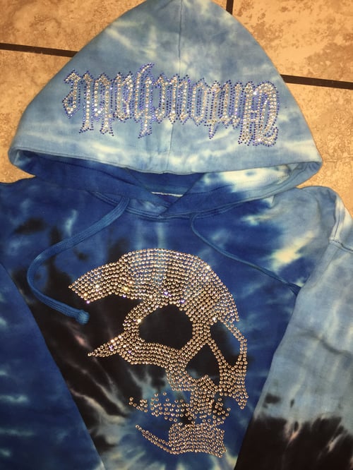 Image of Untouchable Lifestyle Tie Dye Skullgang Hoodie
