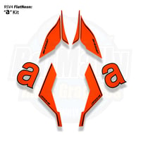 Image 3 of Aprilia FlatNeon HighLight and "a" Graphics Kit