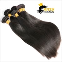 Image 4 of 3 bundles with closure - straight