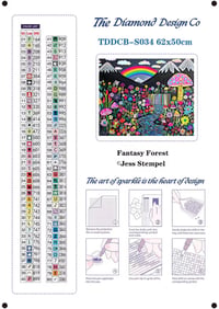 Image 4 of Fantasy Forest Full Size Diamond Painting by Jess Stempel