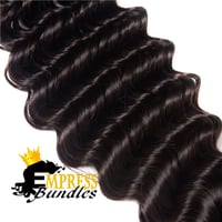 Image 4 of 3 bundles with closure - deep wave