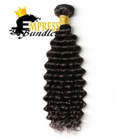 Image 2 of 3 bundles with closure - deep wave