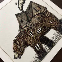 Image 2 of A Bear's Burden - 10x10" PRINT