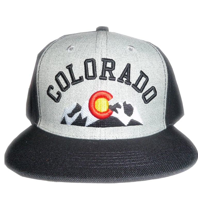 COLORADO STATE ROCKY MOUNTAINS BLACK SNAPBACK HAT | Edifice Clothing
