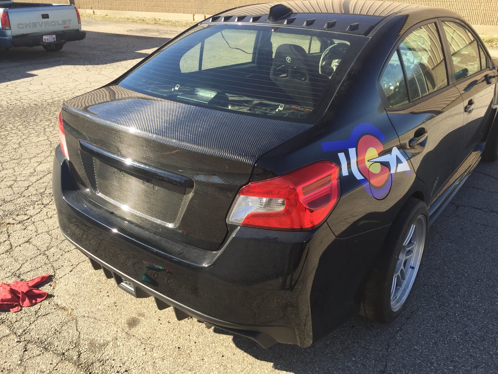 carbon fiber trunk wrx