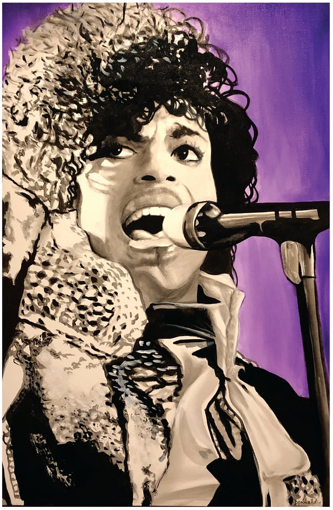 Image of Purple Party Man (Prince) Print