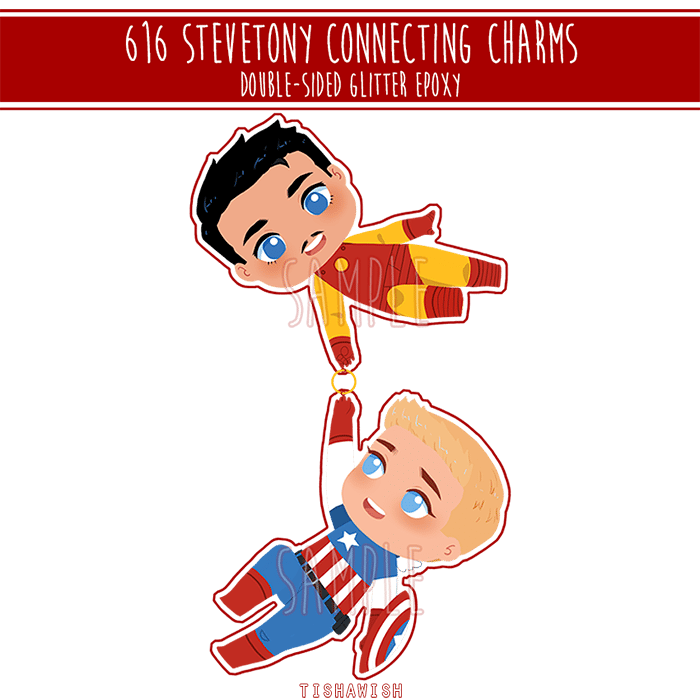 [Charm] 616 Stevetony Connecting Glitter Charms