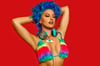 Rainbow Faux Fur Rave Bikini Top *NEW COLOR OPTIONS 