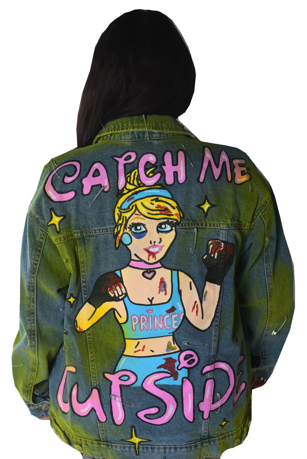 Image of "Catch Me Outside" Denim Jacket
