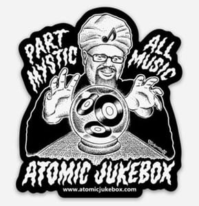 Image of Atomic Jukebox Swami Die-Cut Vinyl Sticker!