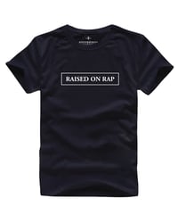 Image 2 of RAISED BY MAMA TEE BLACK