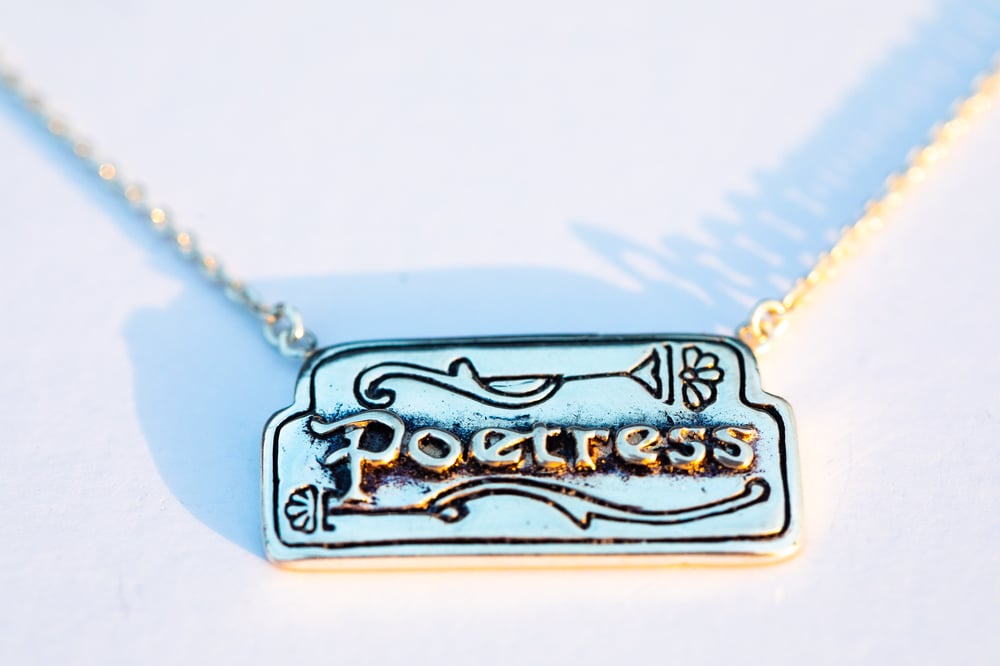 Image of Poetress Charm Necklace