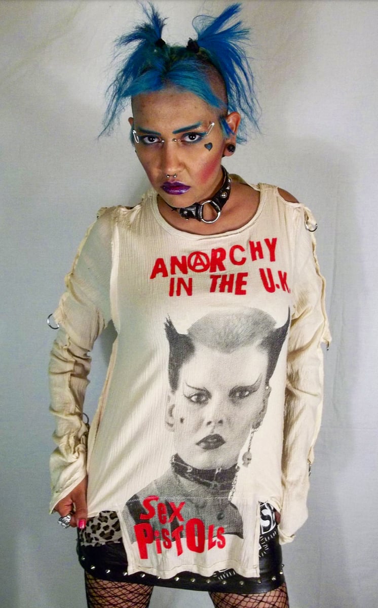 Anarchy In The Uk Soo Catwoman Sex Pistols Bondage Shirt