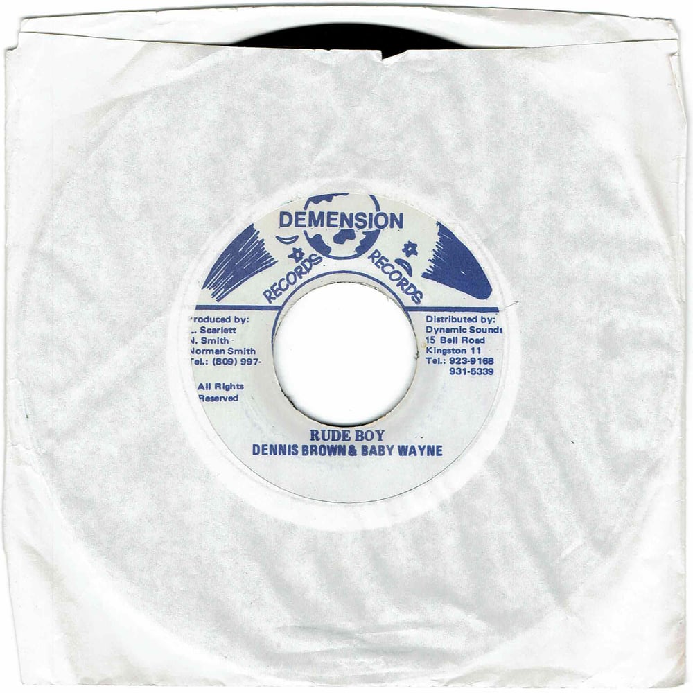 Image of Dennis Brown - Rude Boy 7"